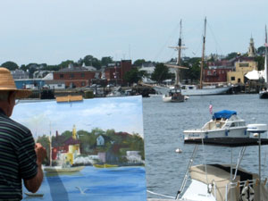 Artist on Harbor
